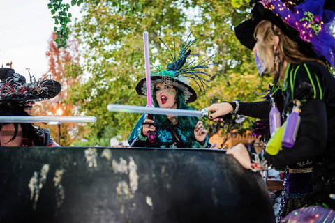 Witches Night Out - Photo Courtesy of @morganleighphotography - witches night out witches casting a spell 